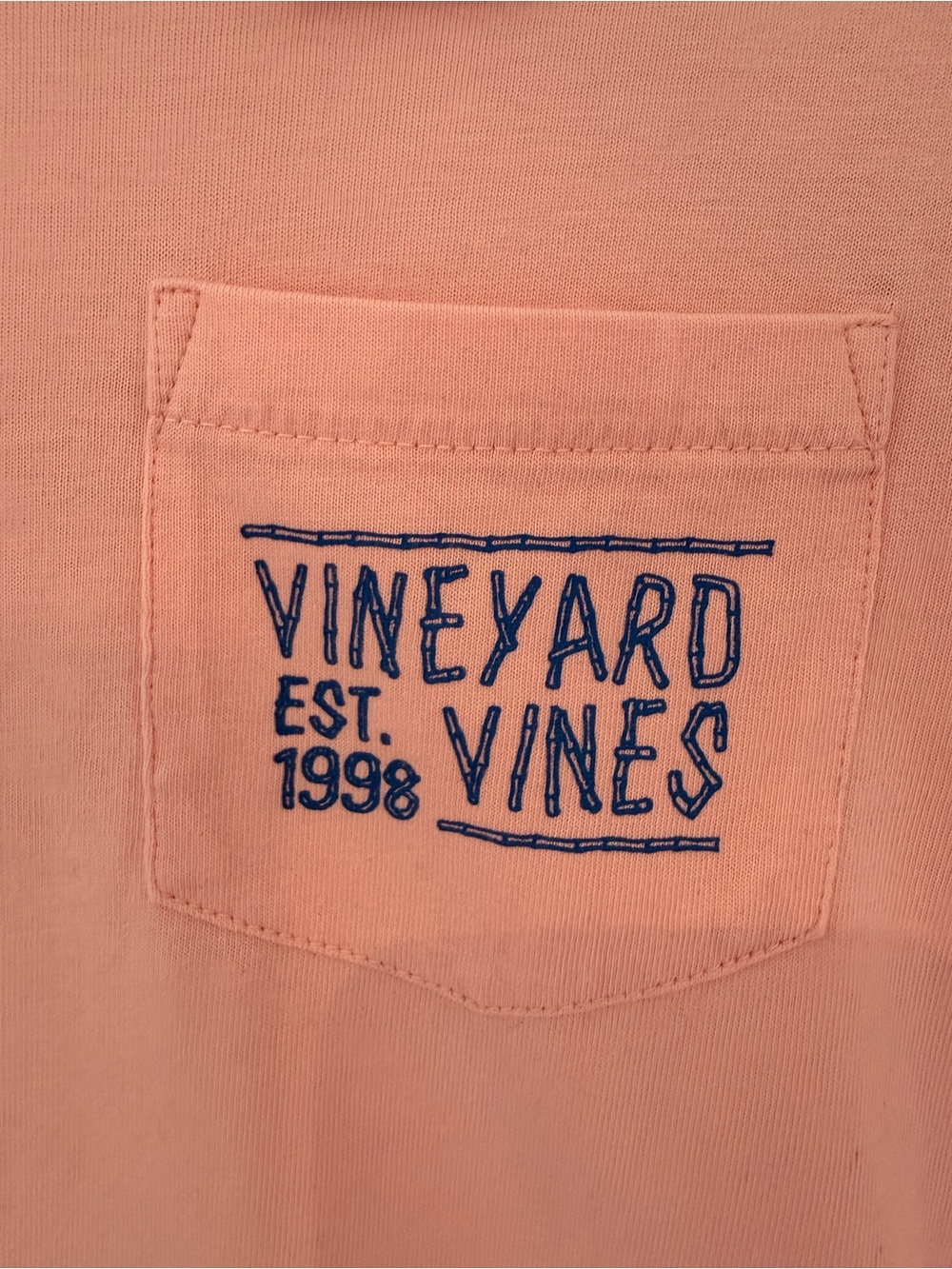 Vineyard Vines Flamingo Long Sleeve Pocket Tee Pink Size Small NWT - Picture 2 of 6